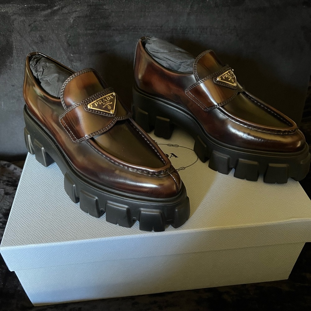 Prada Monolith Loafers NIB!